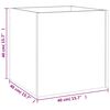 vidaXL Plantekasse svart 40x40x40 cm konstruert tre