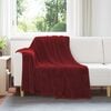 vidaXL Kastepledd 6 pcs Bordeaux R&oslash;d 150 x 200 cm Fleece