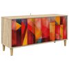 vidaXL TV-skap HEESCH 102 x 33 x 50 cm Sonoma Konstruert tre