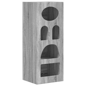 vidaXL Serviesskap Gr&aring; Sonoma 40 x 35 x 100,5 cm Konstruert tre