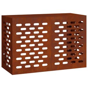 vidaXL Deksel til klimaanlegg Rusten 90 x 40 x 60 cm Cortenst&aring;l