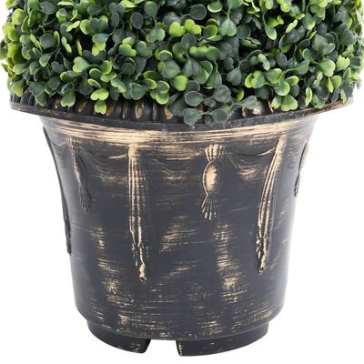 vidaXL Kunstig buksbomplante med potte 89 cm grønn