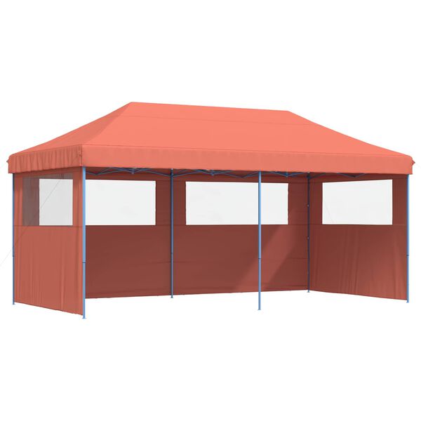vidaXL Partytelt Terrakotta 292 x 580 x 315 cm Oxford Stoff