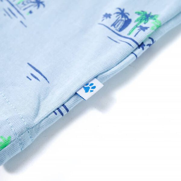 T-skjorte for barn blå 92