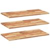vidaXL Flytende hyller 3 stk 100x40x2 cm oljebehandlet heltre akasie