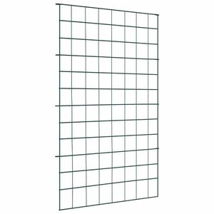 vidaXL Damhegnsett 8 pcs gr&oslash;nn 50 x 80 cm St&aring;l