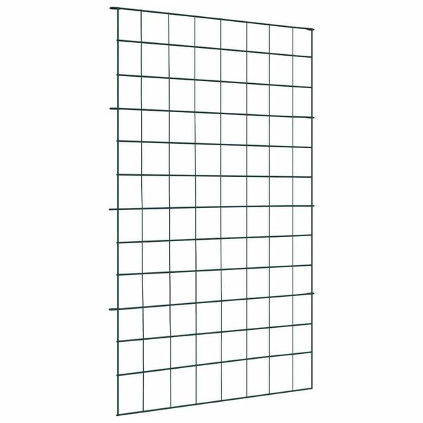 vidaXL Damhegnsett 8 pcs grønn 50 x 80 cm Stål