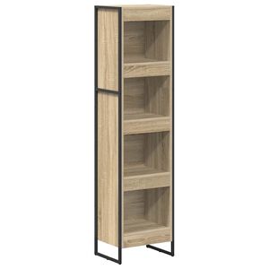 vidaXL Bokskap 40 x 30 x 155 cm Konstruert tre Sonoma