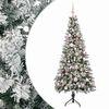 vidaXL Kunstig juletre med julekuler 120 cm 150 LED-lys Varmhvit