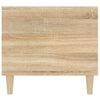 vidaXL Salongbord sonoma eik 90x49x45 cm konstruert tre