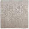 vidaXL Omr&aring;detepper Torget HUARTE Beige 240 x 240 cm Polyester