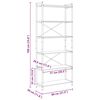 vidaXL Bokhylle Gammelt tre 40 x 30 x 85 cm Konstruert tre