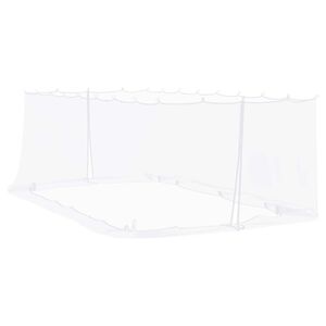 vidaXL Myggnett for hagepavillon 220 mesh Hvit 6 x 3 x 2 m Polyester