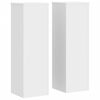 vidaXL Plantestativer 2 stk hvit 25x25x80 cm konstruert tre
