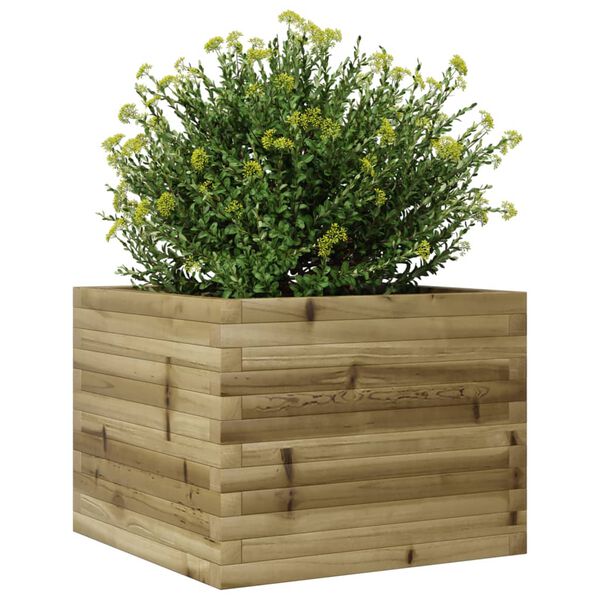 vidaXL Plantekasse 60x60x45,5 cm impregnert furu