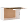 vidaXL Vegghengt skap "Lyon" r&oslash;kt eik 60x31x40 cm konstruert tre