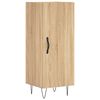 vidaXL Highboard sonoma eik 34,5x34x180 cm konstruert tre