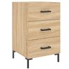 vidaXL Nattbord sonoma eik 40x40x66 cm konstruert tre