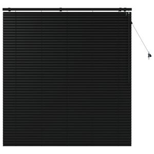 vidaXL Venetiansk persienne Svart 145 x 160 cm 35 mm