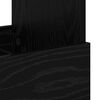 vidaXL Magasinreol Svart Eik 102 x 30 x 45 cm
