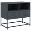 vidaXL TV-benk antrasitt 68x39x60,5 cm st&aring;l