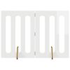 vidaXL Folding Pet Fence 2 pcs H&oslash;gglans Hvit 100,5 x 38 x 70 cm