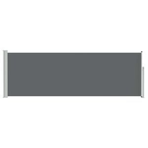 vidaXL Utklappbart side markise Antrasitt 300 x 100 cm Polyester