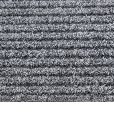 vidaXL Smussfangende teppeløper grå 100x300 cm