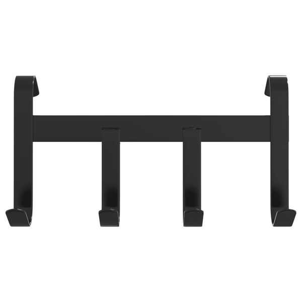 vidaXL Hodelagshenger med 4 kroker svart stål