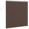 vidaXL Venetiansk persienne M&oslash;rk Brun med M&oslash;nster 150 x 150 cm PVC
