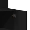 vidaXL Kj&oslash;kkenskap svart 95x50x180 cm konstruert tre