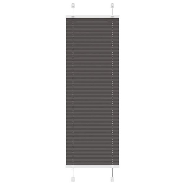 vidaXL pliss&eacute;gardin sort 40x150 cm Stoff Bredde 39,4 cm Polyester