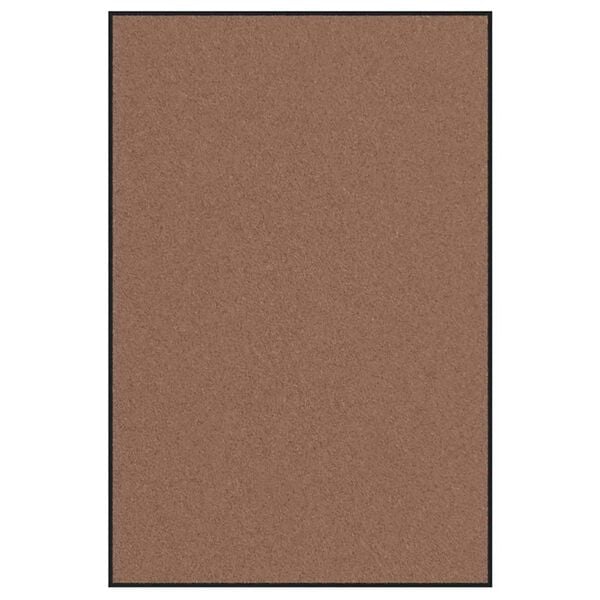 vidaXL Dørmatte Annet Brun og svart 120 x 180 cm Polypropylen og vinyl