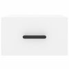 vidaXL Veggmonterte nattbord 2 stk hvit 35x35x20 cm