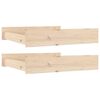 vidaXL Sengeskuffer 2 stk heltre furu