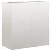 vidaXL Plantekasse 80x40x80 cm rustfritt st&aring;l