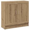 vidaXL Bokhylle artisan eik 82,5x30,5x80 cm konstruert tre
