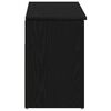 vidaXL Skobenk svart eik 102x30,5x45 cm konstruert tre