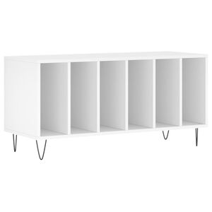 vidaXL Hifi-benk hvit 100x38x48 cm konstruert tre
