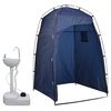 vidaXL B&aelig;rbar campingvask med telt 20 L