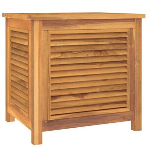 vidaXL Putekasse med pose 60x50x58 cm heltre teak