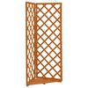 vidaXL Hj&oslash;rneespalier oransje 50x50x145 cm heltre gran
