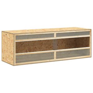 vidaXL Terrarium konstruert tre 144x46x48 cm