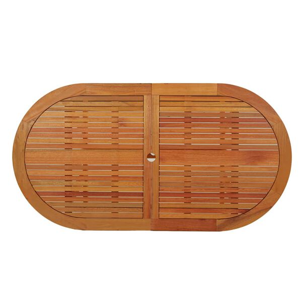 vidaXL Hagebord 160x85x75 cm heltre eukalyptus