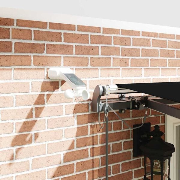 vidaXL Markiseduk med Svart 400 &times; 300 cm Polyester