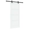 vidaXL Skyved&oslash;r ORKDAL 86 x 198,5 cm Konstruert tre Hvit og svart