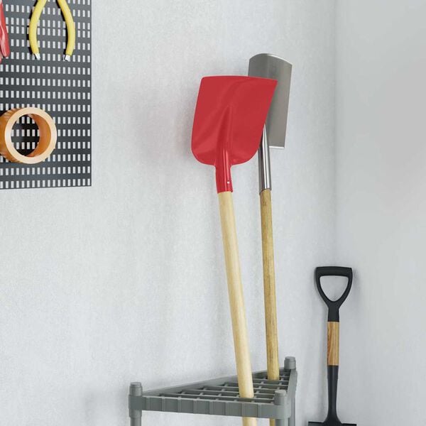 vidaXL Spadehode 4 pcs Rød 32 x 24,5 cm Pulverlakkert stål