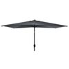 ProGarden Hageparasoll Lundi 150x250 cm m&oslash;rkegr&aring;