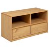vidaXL TV-benk SAUDA 99x43x55 cm heltre furu