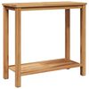 vidaXL Kaffebord med lagring Brun 85 x 35 x 75 cm Heltre teak